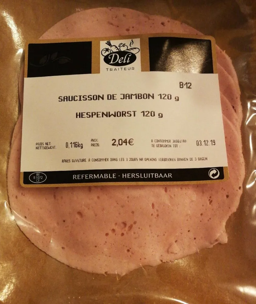 Saucisson de jambon