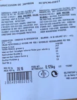 Saucisson de jambon
