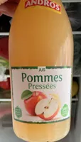 Jus de pommes pressées