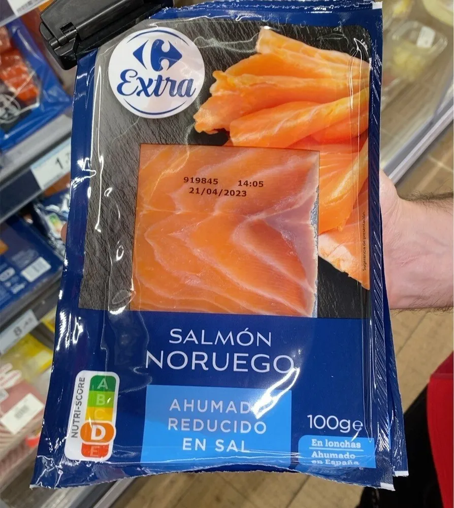 Salmón Noruego Ahumado Reducido en sal
