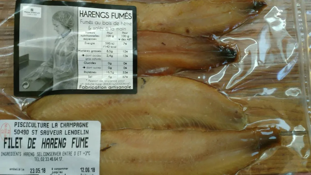 Harengs fumés - fumés au bois de hêtre & salés à la main