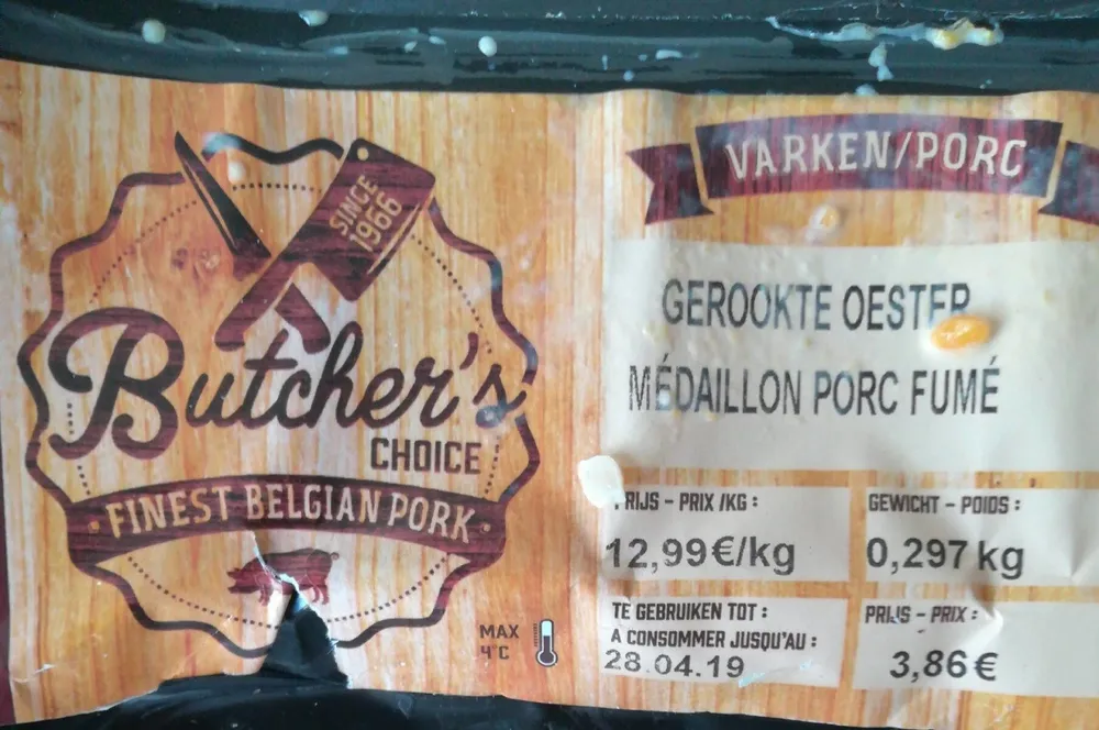 Médaillon porc fumé
