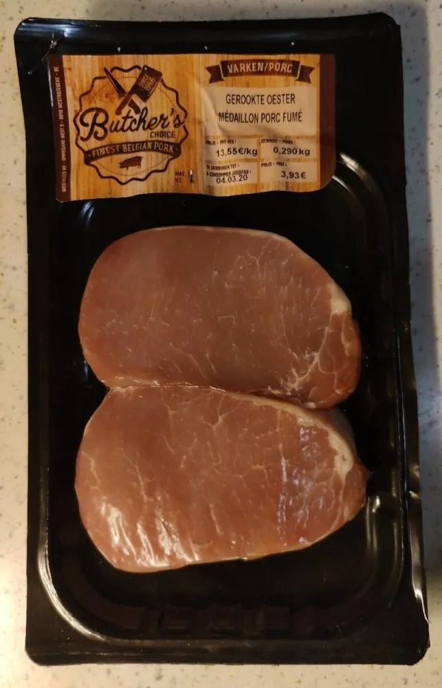 Médaillon porc fumé