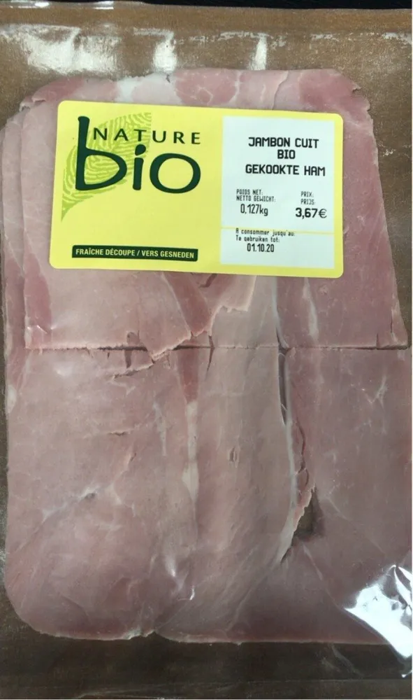Jambon cuit bio