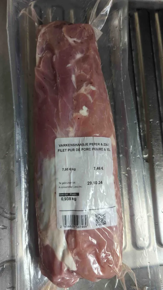 Filer pur de porc poivre & sel