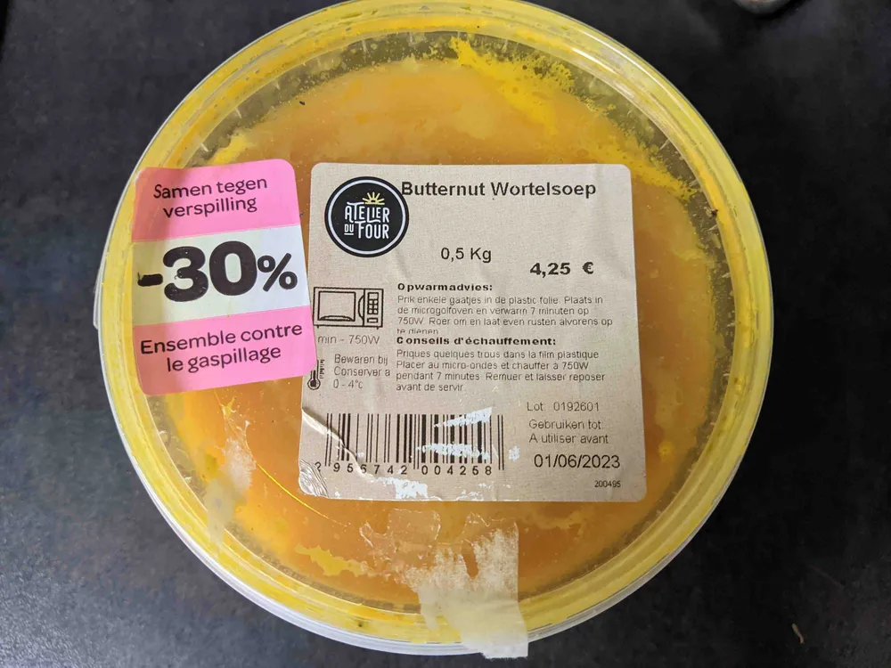 Botternut Wortelsoep
