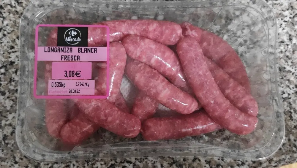 Longaniza blanca fresca