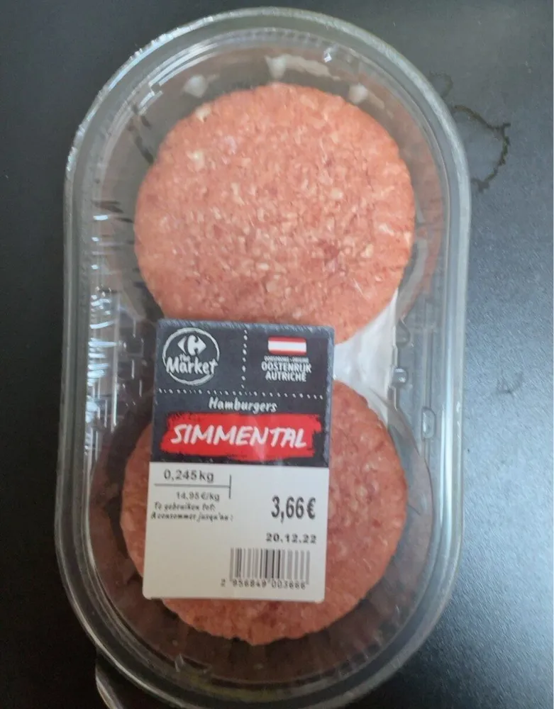 Hamburgers simmental