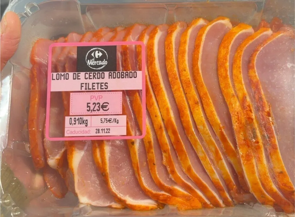 Lomo de cerdo adobado