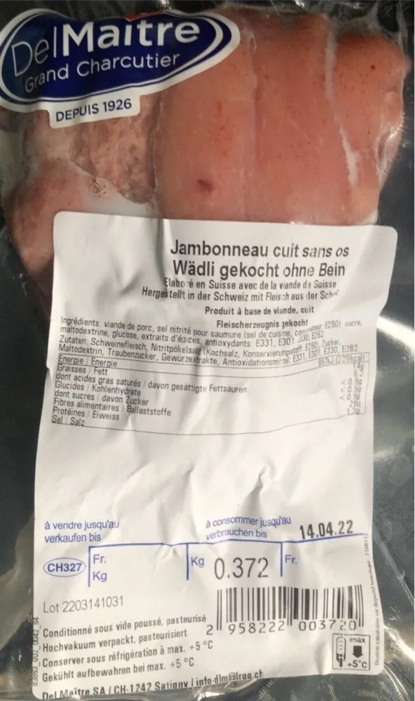 Jambonneau cuit