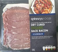 Dry Cured Organic Back Bacon (unsmoked)