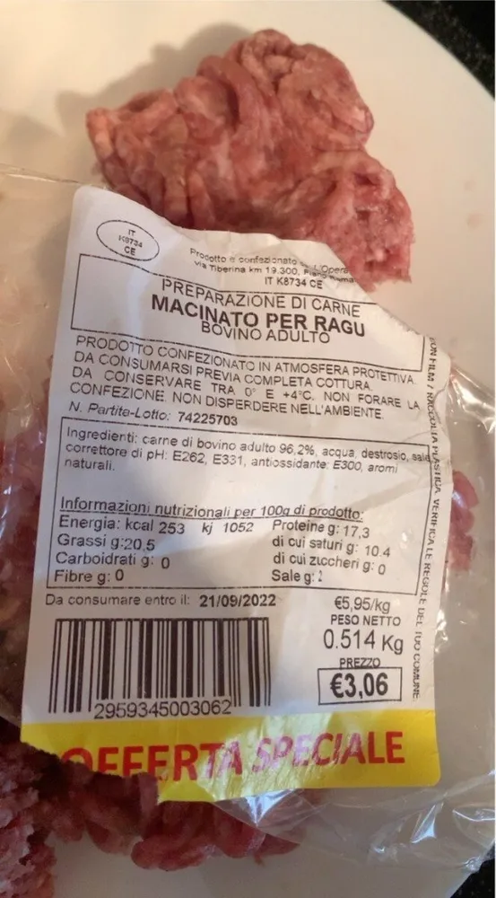 Macinato per ragu