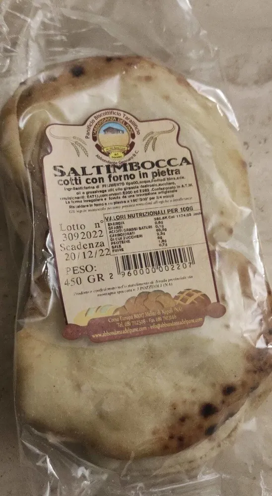 SALTIMBOCCA cotto a forno in pietra