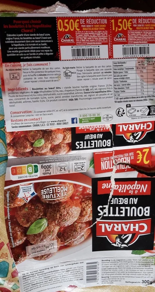 Boulettes au bœuf napolitaine
