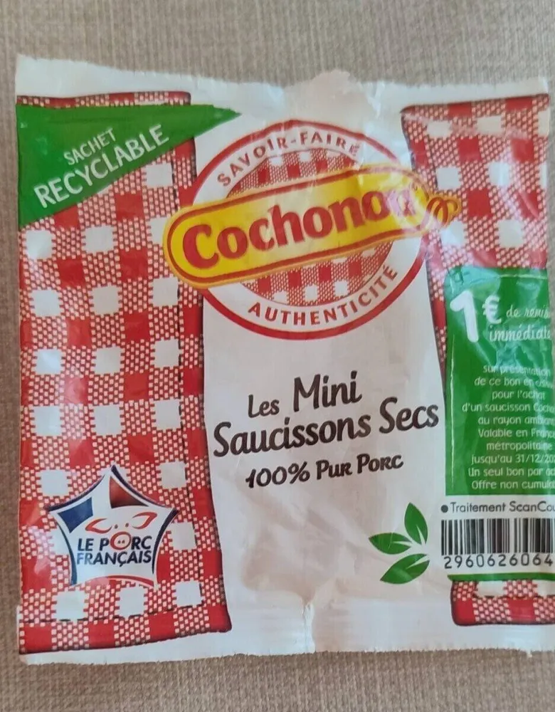 Mini saucissons secs