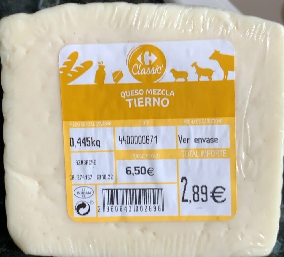 Quedo mezcla tierno