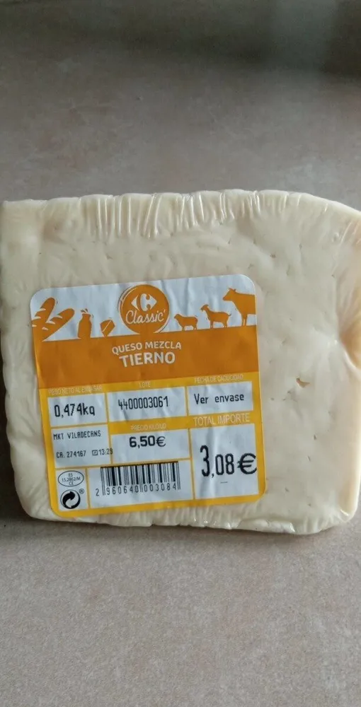 Queso Mezcla Tierno