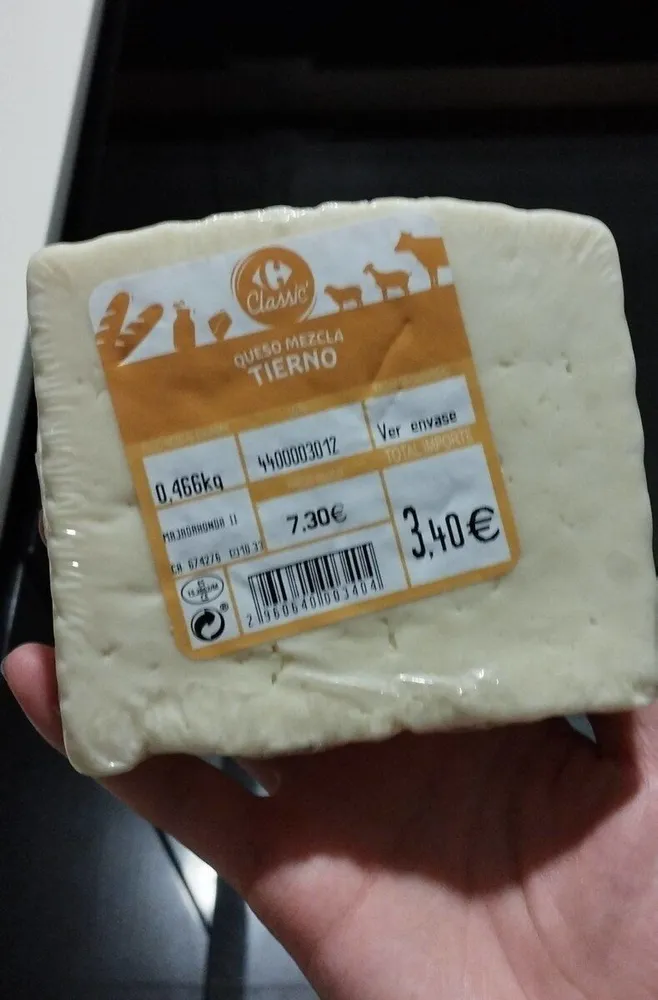 Queso mezcla tierno