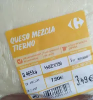 Queso mezcla tierno
