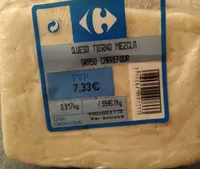 Queso tierno mezcla graso