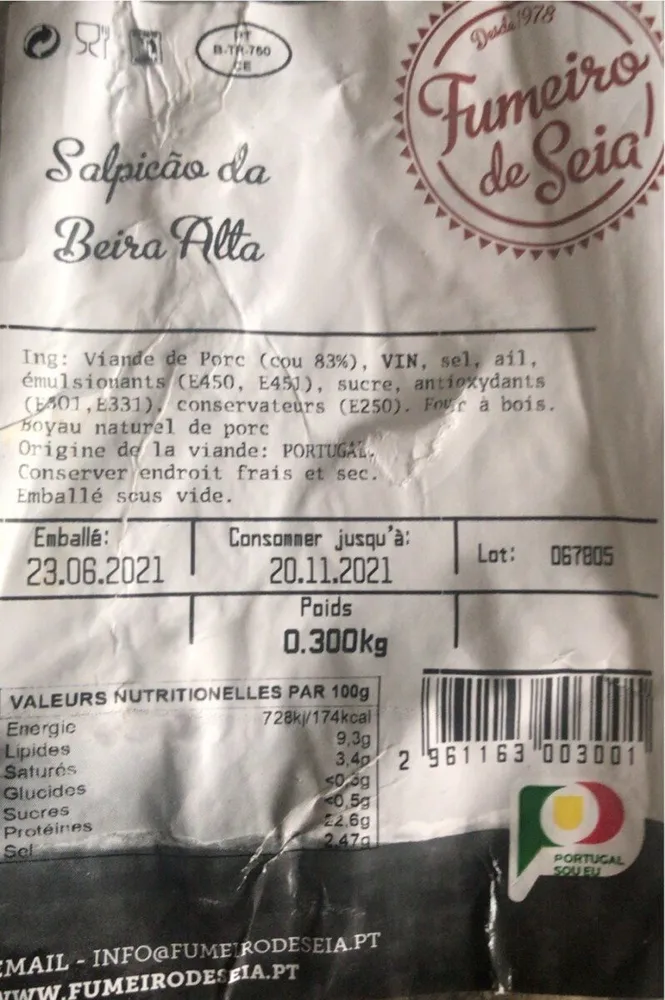 Salpicão da beira Alta
