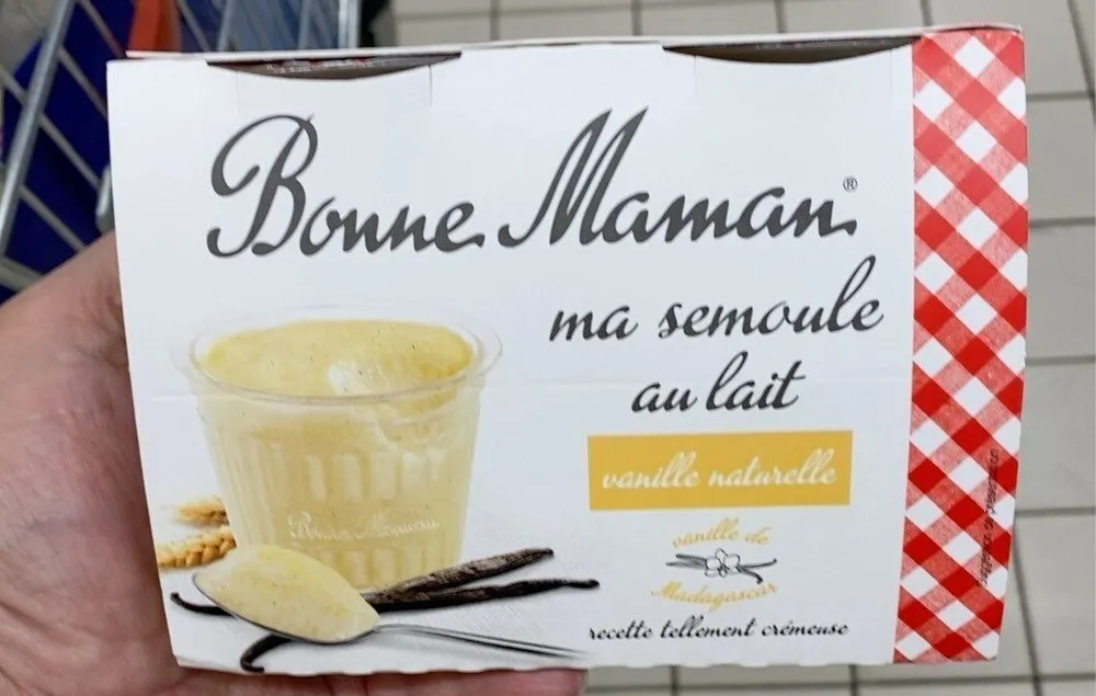 Ma semoule au lat vanille naturelle