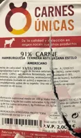 Hamburguesa ternera