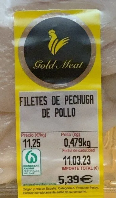 Filetes de Pechuga de Pollo