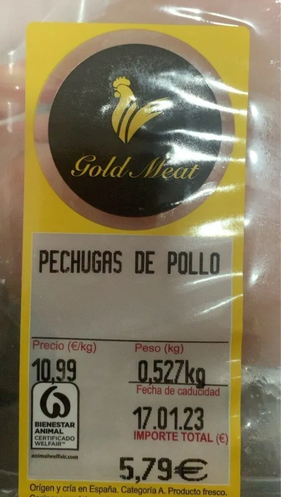 Pechugas de pollo