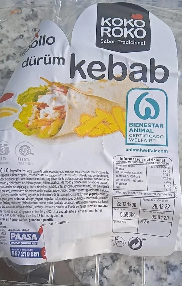 Kebab pollo