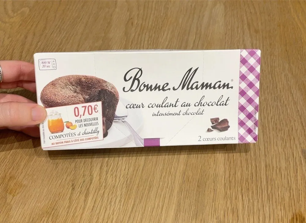 Coeur coulant au chocolat