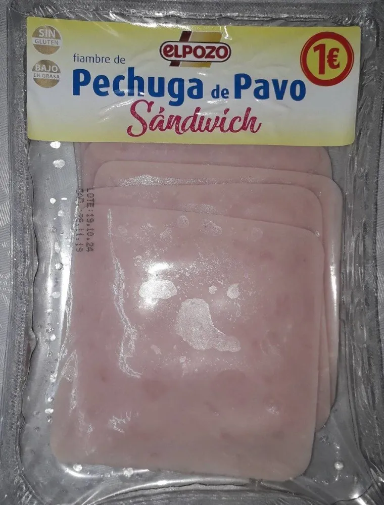 Pechuga de pavo sandwich