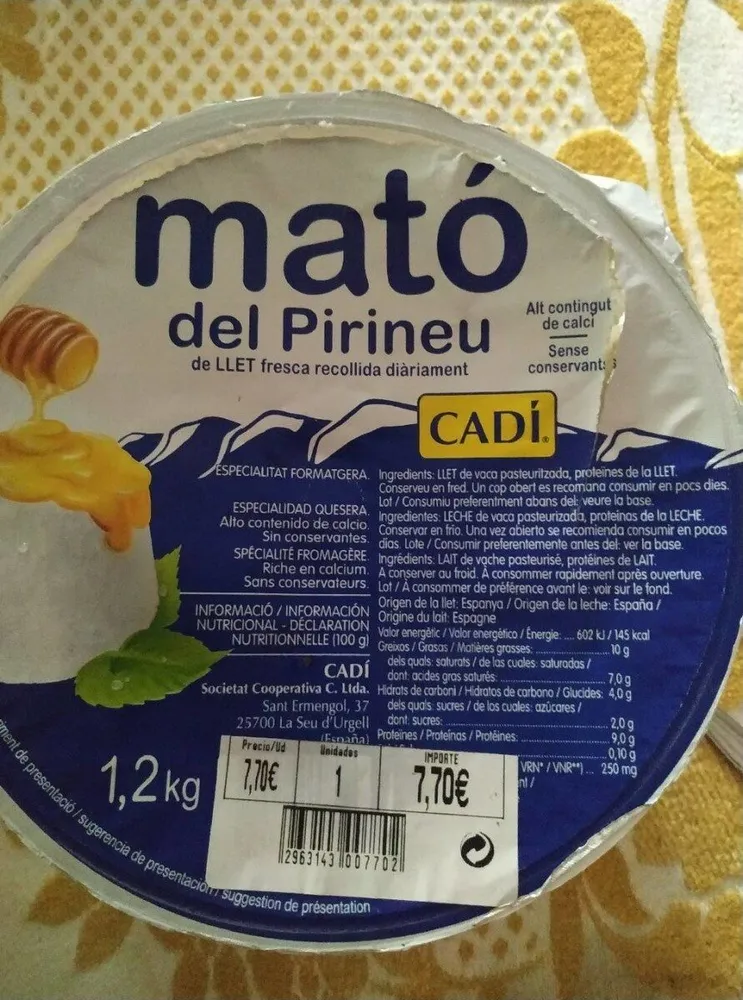 mató del Pirineu