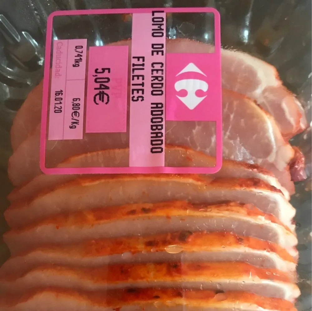 Lomo de cerdo adobado