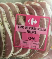 Lomo de cerdo ajillo filetes