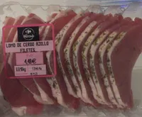 Lomo de cerdo ajillo filetes