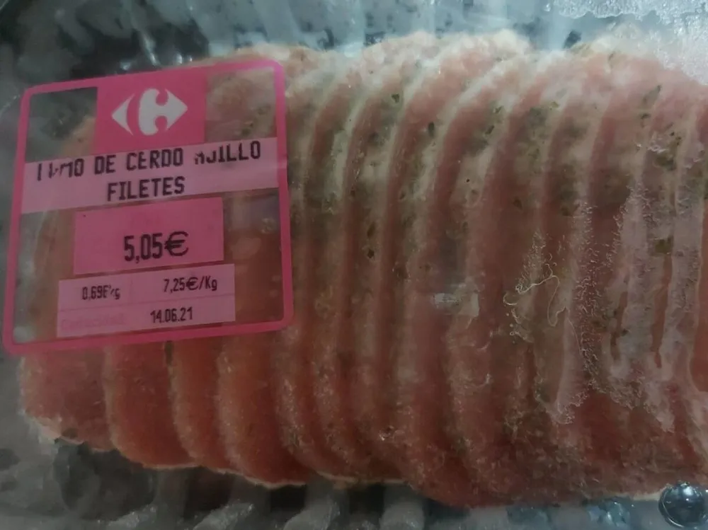 Lomo de cerdo al ajillo