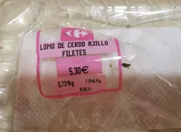 Lomo de cerdo al ajillo filetes