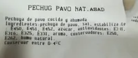 Pechuga de pavo natural asada