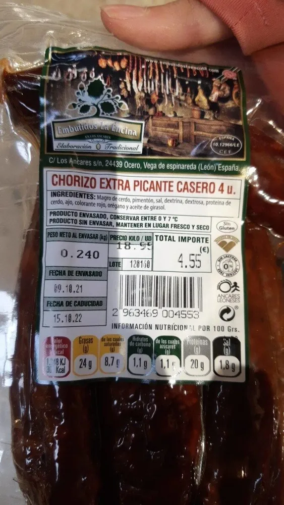 chorizo extra picante casero