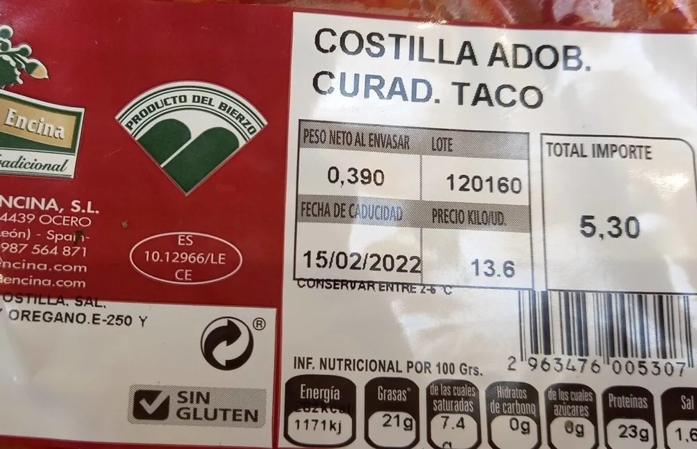 Costilla adobada