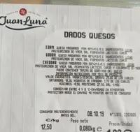 Dados quesos
