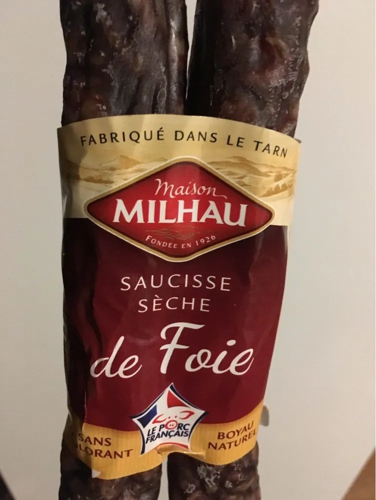 Saucisse sèche de foie