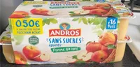 Compotes sans sucres ajoutés pommes nature