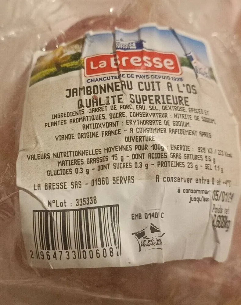 Jambonneau cuit à l'os