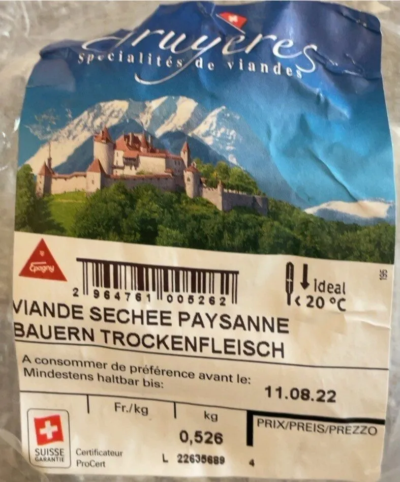 Viande séchée paysanne