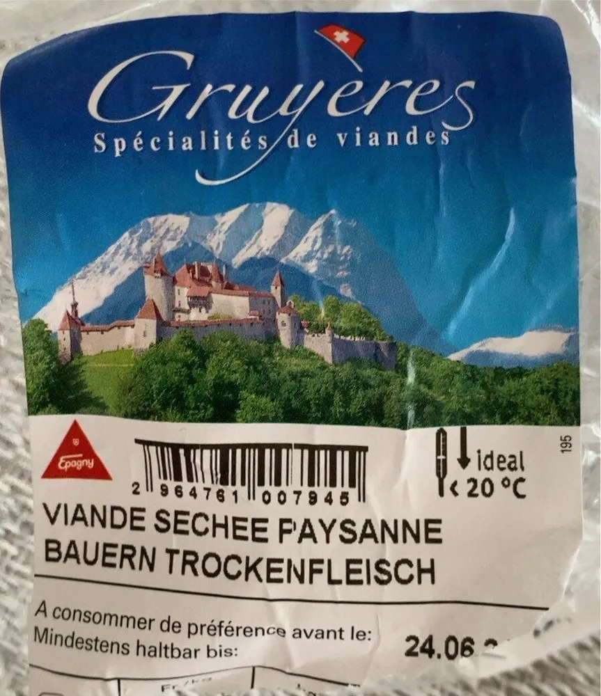 Viande sechée paysanne