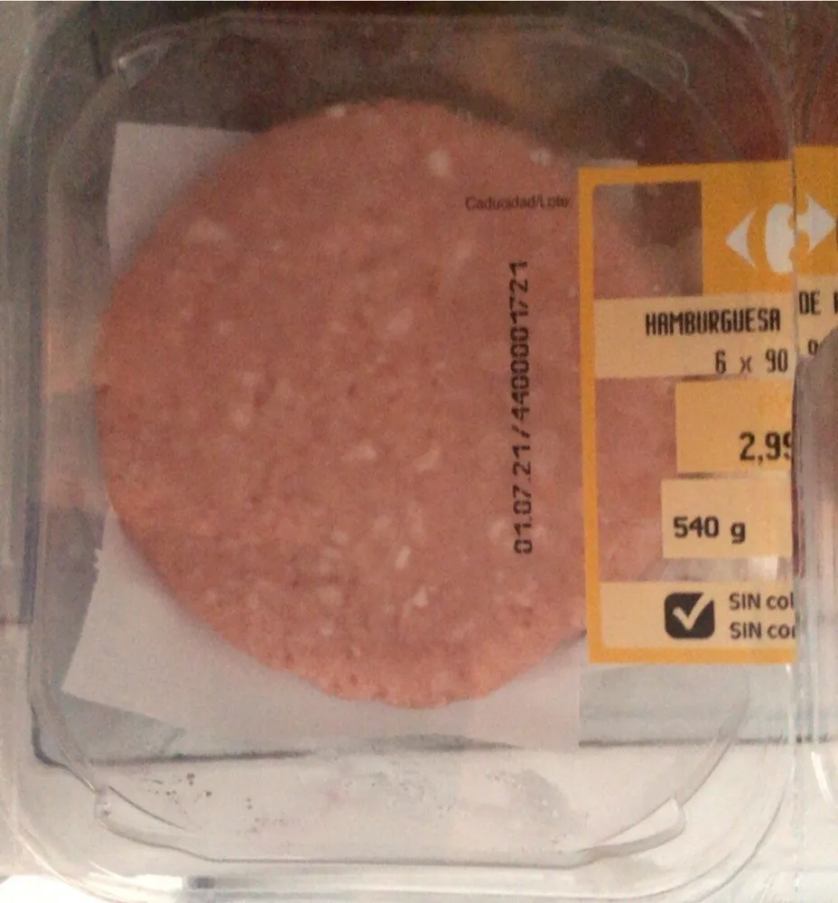 Hamburguesa de pollo