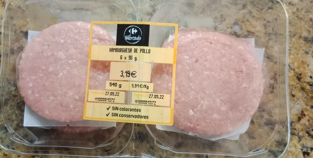 Hamburguesa de pollo