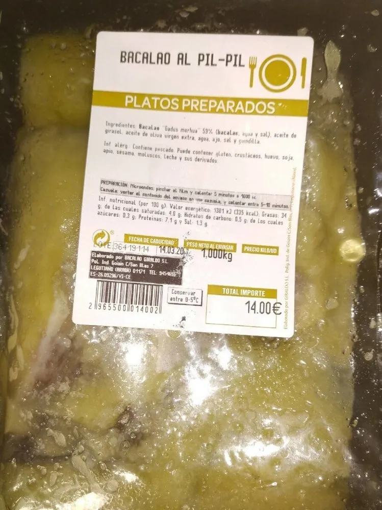 Bacalao al pil-pil